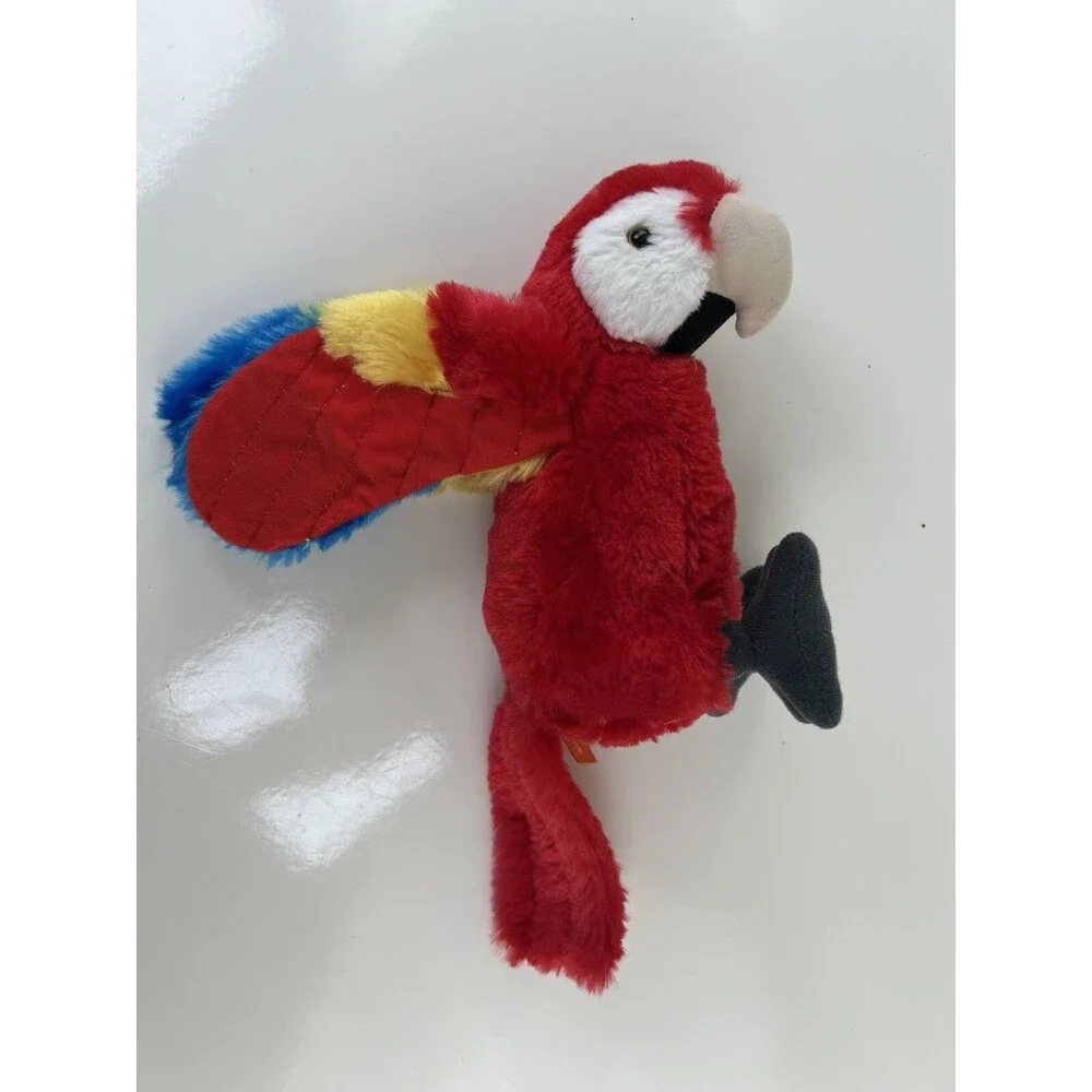 Wild Republic Macaw Parrot Red Blue Yellow Realistic 10